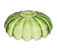 OUNONA Abat-jour en Verre Vert Forme Citrouille pour Lampe Suspendue, Plafonnier ou Applique Murale, Cache-ampoule Décoratif, Abat-jour Soufflé la Main, Éclairage Intérieur et Extérieur