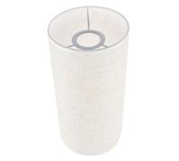 OUNONA Abat-jour Tambour en Lin Beige Structure Robuste Base E27, Éclairage Protecteur pour Lampes de Table et Lampadaires pour Décoration Intérieure