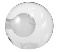 OUNONA Abat Jour Verre Double Transparent pour Lampe Globe Rond Creusé à Triple Cavité Remplacement pour Lustres et Suspensions Compatible Ampoule Style Moderne pour Salon