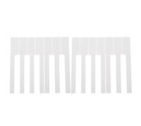 OUNONA Accessoires de Réparation de Piano Touches de Piano 52 Pièces en Acrylique Blanc Pratiques et Design Créatif pour Entretien Professionnel