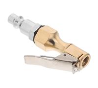 OUNONA Adaptateur de Gonflage Rapide Laiton Renforcé avec Clip de Verrouillage Embout Auto Bloquant Compatible Jantes et Manomètres pour Pneus Voiture et Camion