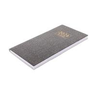 OUNONA Agenda de Poche Mensuel 2026 A6 Noir Couverture Pu, Carnet Unique Style Vibrant pour Bureau et Activités Scolaires, Espace Journal et Écriture Fluide