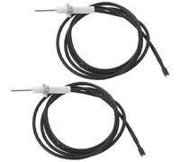 OUNONA Allumeur piézoélectrique - Allumeur pour barbecue à deux sorties - Remplacement d'allumage piézoélectrique en céramique pour fours à barbecue, cheminées à gaz et à eau de cuisine