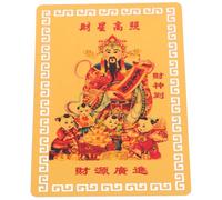 OUNONA Amulette Carte Taisui Chinoise Chance Décoration Carte Amulette Traditionnelle