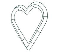 OUNONA Anneau de Fer de Cœur 30 CM pour Couronne de Noël Boucle de Couronne Suspendue Accessoire de Bricolage Polyvalent Cadre Décoratif pour Guirlandes et Bouquets Couleur Aléatoire