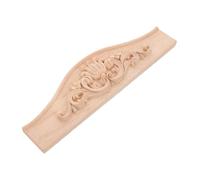 OUNONA Applique en Bois Sculpté pour Meubles Porte De Lit Décoration De Style Européen Traditionnel pour Armoire Et Armoire