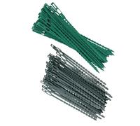 OUNONA Attaches de Jardin Vertes Réglables Lot de 300 Pièces en Plastique Souple Attaches Flexibles pour Plantes Arbustes et Tuteurs Support Solide pour Jardinage Extérieur