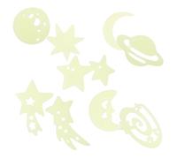 OUNONA Autocollants Muraux Luminaires Phosphorescents Étoiles et Lune pour Chambre Garçon Fille Décoration Murale Créative pour Plafond et Murs Ambiance Douce pour Couloir et Fêtes