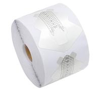 OUNONA Autocollants Rouleau de Papier Guide Poisson pour Extension D'ongles en Aluminium Épais Extension Rapide pour Nail Art pour Salon de Manucure et DIY