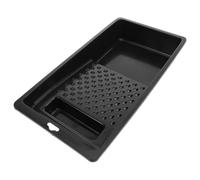 OUNONA Bac à Peinture Plastique Lavable Noir Plateau pour Pinceau Grand Volume pour Travaux de Peinture Murale et Décorative Outil Polyvalent pour Peintres DIY