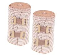OUNONA Bandage Élastique de Compression 2Pcs Respirant Flexible Élastique pour Sport Protection des Blessures Confort pour Jambes Genoux et Poignets Bandage Auto-Adhésif