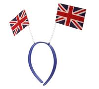 OUNONA Bandeau Cheveux Drapeau avec Ressort Accessoire National Uk Union Jack pour Fêtes de Costume et Célébrations Patriotiques