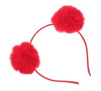 OUNONA Bandeau Festif Oreilles De Chat Serre-Tête À Pompons Pour Enfants Mini-Bandeau De Fête D'Anniversaire Décoration Mignonne Bandeaux À Pompons Pour Filles Bandeaux À