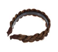 OUNONA Bandeau Tressé Cheveux Femme Perruque Bandeau Décoratif -tête Confortable