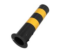 OUNONA Barrière de Sécurité Routière Acier Poteau Avertisseur Mobilité pour Stationnement et Chantiers Installation Rapide et Facile Poteau Collision pour Sécurité Trafic