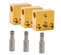 OUNONA Bloc Chauffant Aluminium pour Extrudeur Imprimante Tube Acier Inoxydable Compatible Ender- - Accessoire Professionnel pour Remplacement Fiable