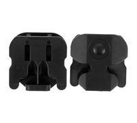 OUNONA Bloque-Lacets pour Chaussures en Plastique Noir Lot de 1 Paire Clip Antivol Transparent Fixation Rapide sans Nouer Accessoire Polyvalent pour Lacets de Baskets et Chaussures