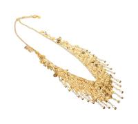 OUNONA Boho Style Waist Chain Belt With Tassels And Bell Pendants Adjustable Lightweight Body Chain For Belly Dance Cultural Celebrations And Performances