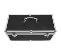 OUNONA Boîte à Outils en Alliage D'aluminium Noir avec Absorption des Chocs et Portabilité Ergonomique pour Organisation Professionnelle et Tests Terrain
