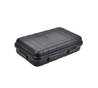 OUNONA Boîte à Outils Étanche Multifonction Noire Résistante Aux Chocs pour Survie Extérieure Mallette Compacte Aventure Plein Air