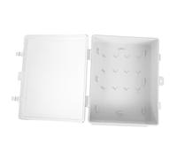 OUNONA Boîte de Jonction Électrique Étanche Transparente pour Câbles Coffret de Distribution Sécurité pour Commutateurs Basse Tension et Disjoncteurs Protection Extérieure Résistante Aux
