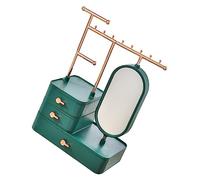 OUNONA Boîte de Rangement Cosmétique de Table Multifonction Organisateur Bijoux et Cosmétiques Compact pour Colliers Bracelets Boucles Oreilles Rangement Lèvres et Produits de Beauté