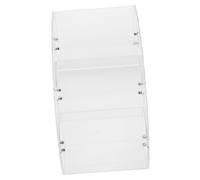 OUNONA Boîte de Rangement Cosmétique Transparente Organiseur Acrylique pour Maquillage Soins Peau Bijoux Pinceaux Vernis Compacte et Gain de Place pour Bureau Salle de Bain