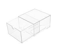 OUNONA Boîte de Rangement Empilable Transparente à Tiroirs Large en Acrylique, Organisé de Cosmétiques Multifonctionnel pour Salle de Bain et Coiffeuse,