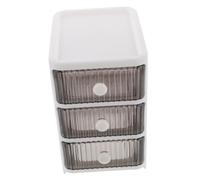 OUNONA Boîte de Rangement Maquillage Bureau Tiroirs Cosmétiques Bijoux Fournitures Compacte Transparente Accessible