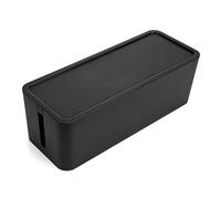 Ounona Boîte de rangement pour câbles, pour bureau, TV - Noir
