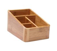 OUNONA Boîte de Rangement pour Cosmétiques Bambou Boîte de Rangement pour Maquillage Organisateur de Petite pour Bureau