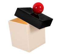 OUNONA Boîte de Rangement pour Écouvillons Organisateur Élégant pour Accessoires Boîte de Stockage Compacte pour Bureau