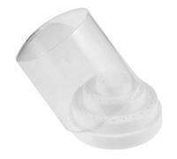 OUNONA Boîte de Rangement pour Embouts de Ponceuse à Ongles Support Anti-poussière Plastique Blanc Organisateur Pratique pour Têtes de Meulage et Accessoires de Manucure