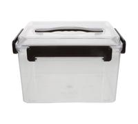 OUNONA Boîte de Rangement pour matériel Photo, boîte de Rangement avec | Étui transparent résistant à la poussière et aux chocs pour objectif, organisateur de matériel photographique
