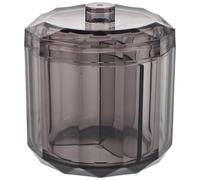 OUNONA Boîte de Rangement pour Outils D’extension de Cils en Acrylique Transparent 3 Compartiments Organisateur Cosmétique Polyvalent pour Cotons-tiges et Accessoires de Beauté, Trousse