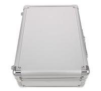 OUNONA Boîte de Rangement Rigide Alliage Aluminium avec Serrure Mallette Portable Compacte et Légère pour Outils Accessoires Équipement Électronique et Documents Étui Multifonction