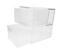 OUNONA Boîte de Rangement Tiroir Transparent pour Maquillage Organisateur de Bureau Empilable pour Divers Objets