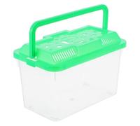 OUNONA Boîte de Transport Portable pour Poissons et Hamsters en Abs avec Poignée, Observation Claire, Transport d'animaux Domestiques