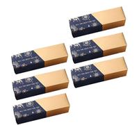 OUNONA Boîtes à Dragées Mariage 10 Pcs en Papier Bleu Dégradé 13,5 X 3,5 X 3,5 Cm, Coffrets Présents Bonbons de Rouge à Lèvres pour Fêtes, Accessoires D'emballage Élégants et Légers