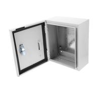 OUNONA Boîtier de Jonction Électrique en Acier Inoxydable 250x300x140 Mm, Coffret de Distribution Étanche pour Extérieur, Armoire de Contrôle Mural Renforcée, Boîte de Disjoncteur