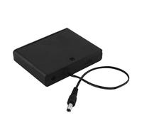 OUNONA Boitier Support Coupleur 6 Piles AA avec Fils de Connexion et Interrupteur ON / OFF 9V
