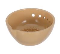 OUNONA Bol à Herbes en Résine pour Éplucher Romarin et Basilic avec 7 Trous de Tailles Différentes Outil Artisanal Décoratif pour Préparation Quotidienne des Repas