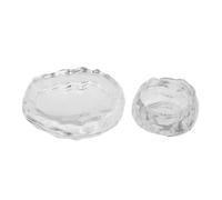 OUNONA Bol Mélangeur Cosmétique Verre Transparent Pour Masques Faciaux Outil De Beauté Pour Soins Peau Usage Professionnel Salon Domicile