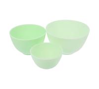 OUNONA Bols en Silicone Anti-Gouttes Lot de 3 - pour Mélange de Masques Faciaux et Soins Capillaires DIY Trois Tailles Utilisation Polyvalente la Maison