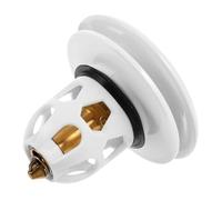 OUNONA Bouchon de Vidange Céramique et Acier Inoxydable avec Filtre Anti-bouchage pour Évier de Salle de Bain et Cuisine Design Minimaliste et Facile à Installer