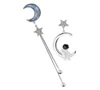 OUNONA Boucles d'Oreilles Astronautes Asymétriques en Acier Inoxydable Boucles d'Oreilles Pendantes Amusantes Accessoires de Mode pour Femmes Fêtes et Événements