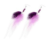 OUNONA Boucles Oreilles à Plumes Style Western Vintage Bohème Pour Femme Pendantes