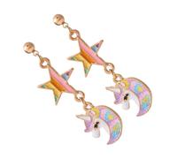 OUNONA Boucles Oreilles Femme Licorne Clous Légers Petites Boucles Charmantes Confortables pour Célébrations Mariages Fêtes