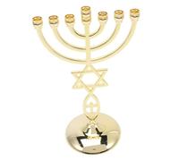 OUNONA Bougeoir Doré à Branches Style Israélien Centre de Table Décoratif pour Mariage et Bureau Support Bougies Piliers Décoratif pour Salon et Fête