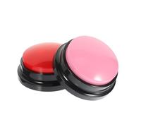 OUNONA Boutons Enregistrables pour Chiens 2pcs en Abs Interactifs Lecture Claire et Forte pour Communication la Maison et Entraînement Animal